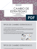 Del Cambio de Estrategias - Gestiopn Empresarial