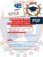 APE de Métodos Alternativos de Resolución de Conflictos - Primer Bimestre - Unificado - MESD