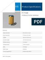 Donaldson P171588 Specification Sheet