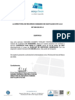 7-Certificado Laboral Easy Clean