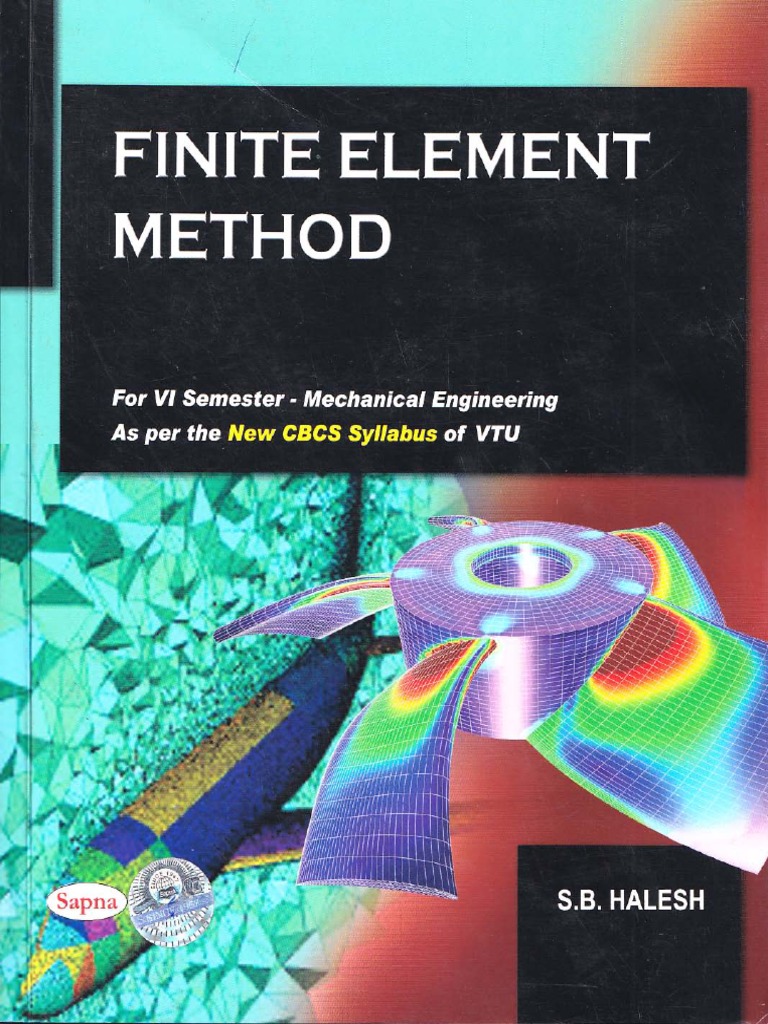 Finite Elements Methods by Halesh S B | PDF image.