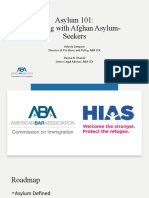ABA - Afghan Asylum 101 - January 2022