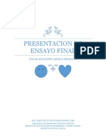 Presentación de ensayo final sobre procesos de lectura, escritura y análisis del discurso