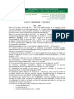 Plan de Cercetare Stiintifica DFP 2021-2025