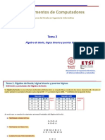 Fundamentos de Computadores: Tema 2