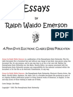 Ralph Waldo Emerson Essays