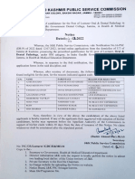 Rejection of Candidature For The Post of Lecturer Oral and Dental Pathology in IGDC Jammu in HME 02 - 12 - 2022