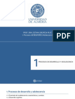 Tema 1. Procesos de Desarrollo y Adolescencia - Tareas