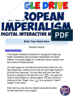 Imperialism Digital Interactive Notebook