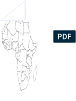 Afrika Térkép Körberajzoláshoz
