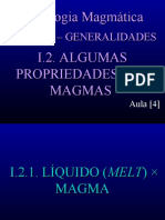 Magmatica - Aula 4 - Item I-2 - Propriedades Do Magma