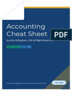 Accounting Entries CheatSheet