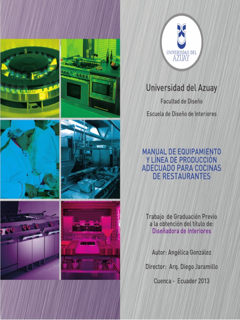 Manual de Diseño de Cocinas Comerciales | PDF | Cocina | Diseño