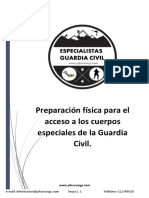 Preparación GC cuerpos especiales