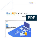 Easeus Partition Master User Guide