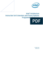 Intel® Architecture Instruction Set Extensions and Future Features Programming Reference