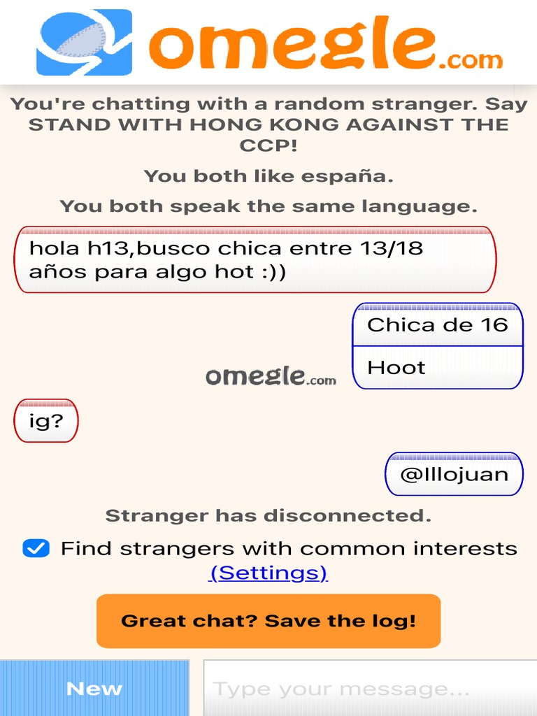 Omegle Talk To Strangers! | PDF
