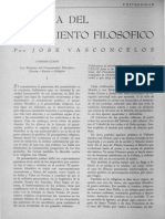 Historia Del Pensamiento Filosófico Por José Vasconcelos