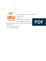 ACTIVIDAD 1,, Desarrollo de Proceso de Auditorías para Empresas