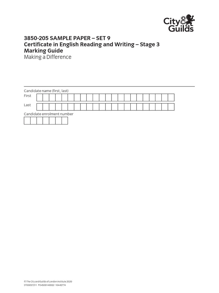 Reading & Writing Stage 3-Marking Guide | PDF | Letter Case | Punctuation