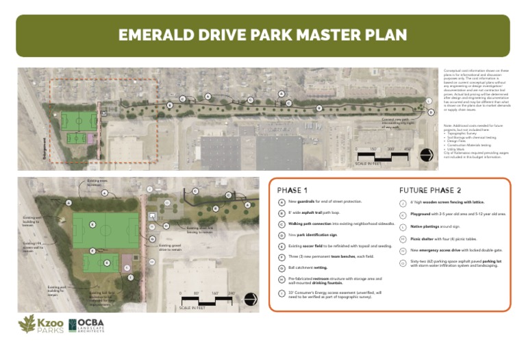 Kalamazoo's proposal for improvements at Emerald Park PDF Trail