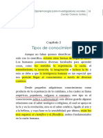 Epistemologia Cap.02 - Tipos de Conocimientos