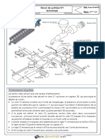 Devoir de Synthèse N°1 - Technologie - Pince Robot - Remplissage Farine - 2ème Sciences (2017-2018) MR Kamel MARS