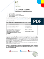 Proceso de Reservación