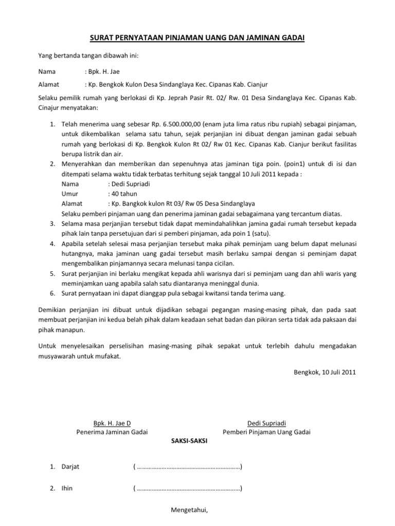 Surat Kuasa Tanah Kedah