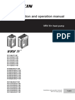 RYYQ-U - RYMQ-U5 - RXYQ-U5 - Installation and Operation Manual - 4PEN546220-1D - English