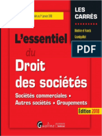 Droit: Des Sociétés