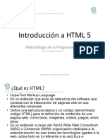 Introducción HTML5