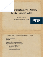 Introduction to Low-Density Parity Check Codes