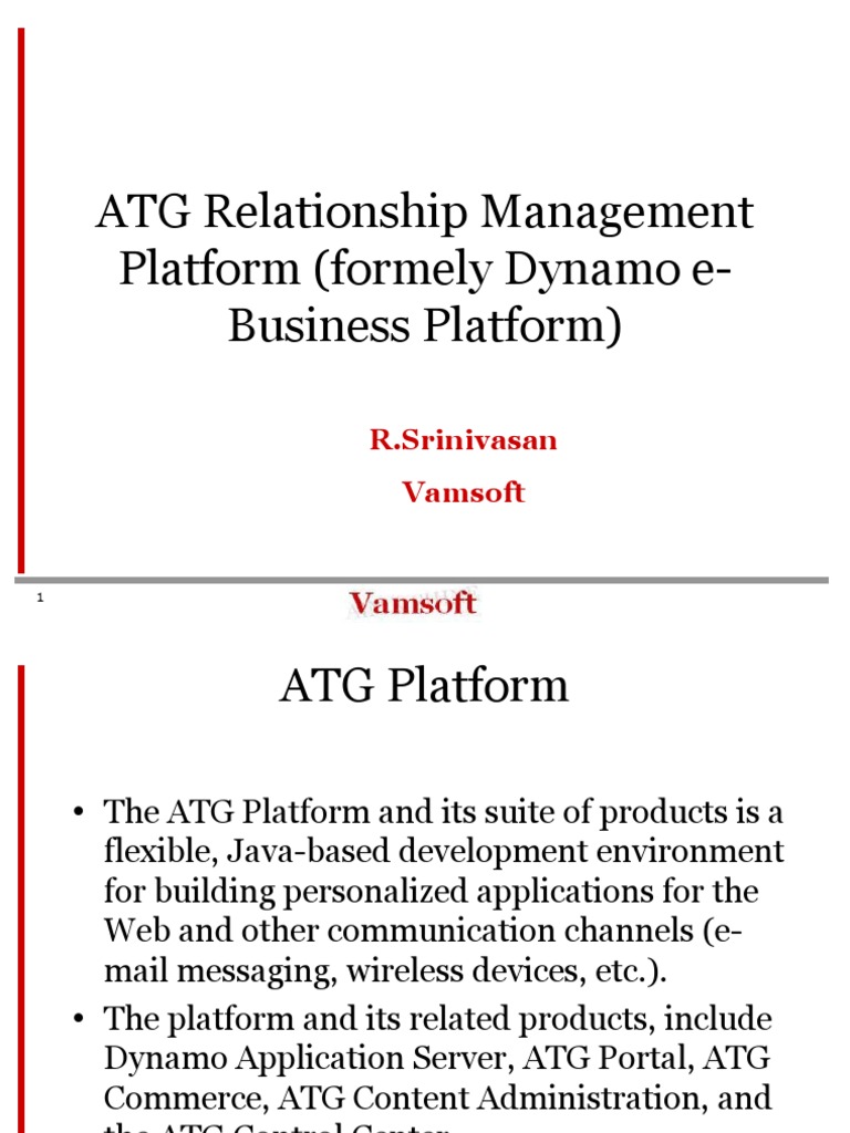 Overview of ATG Platform Components | PDF | Java Server Pages | Java ...