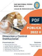 Direccion y Control Institucional