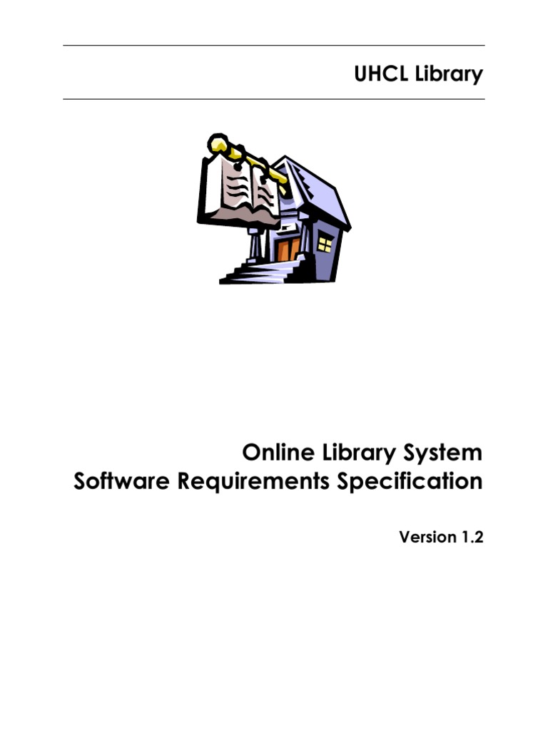 Library Software Requirements Specification | PDF | Java Server Pages ...