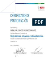 Diesel Electrónico - Introducción A Sistemas Electrónicos - Certificado