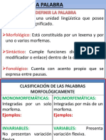 Estructura de La Palabra - 4°