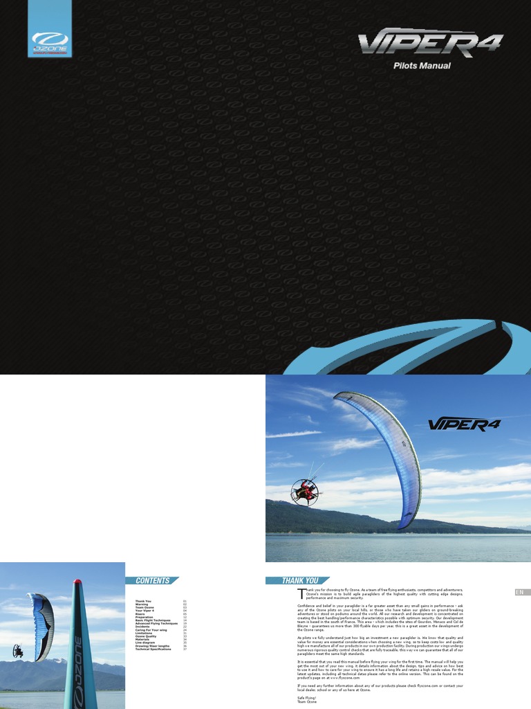 Viper4 Manual | PDF | Glider (Sailplane) | Aviation