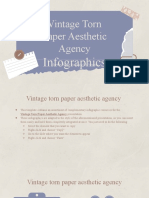 Vintage Torn Paper Aesthetic Agency Infographics by Slidesgo