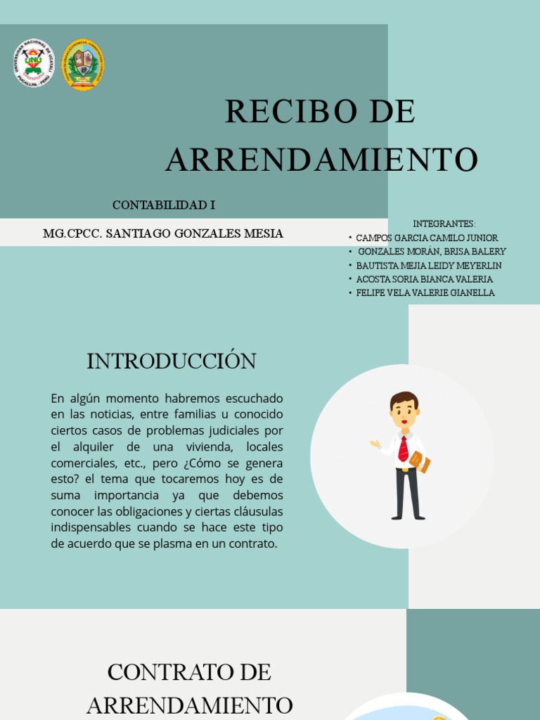 Recibo de Arrendamiento | PDF | Impuestos | Impuesto sobre la renta