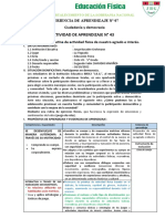 Actividad Aprendizaje 43-5º-Secundaria 2022