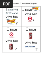 Download I Have Who Has Environmental Print by Brooke Perry SN61250880 doc pdf