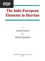 The Indo European Elements in Hurrian