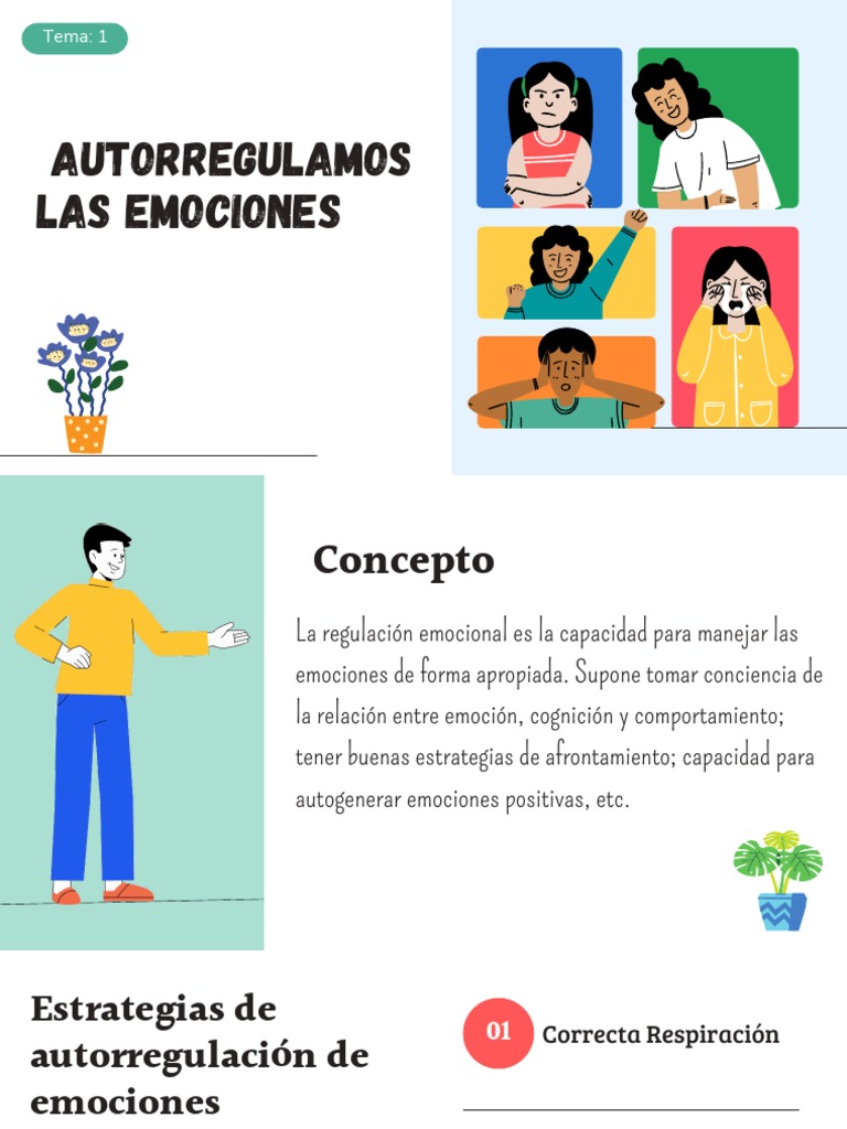 Estrategias de Autorregulación Emocional | PDF | Las emociones ...