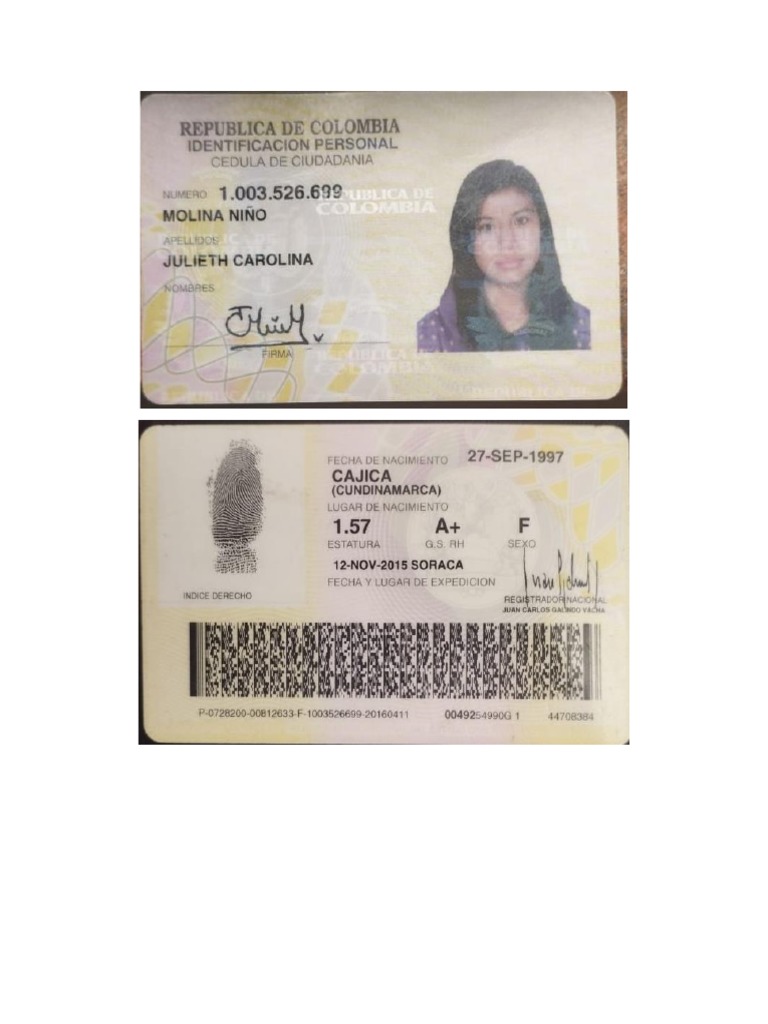 Cedula Carolina | PDF