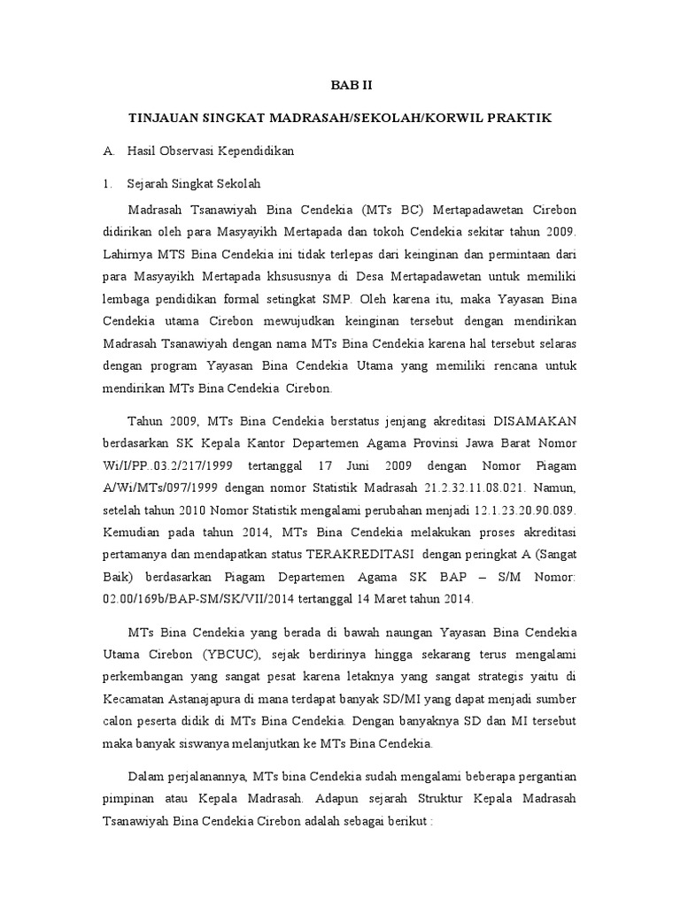 Buat Daftar Tabel | PDF