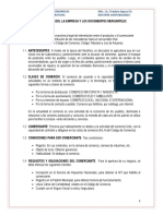 Tema 1. El Comercio, La Empresa y Documentos Mercantiles