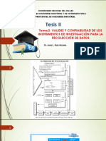 Semana 3 Validez y Confiabilidad de Los Instrumentros