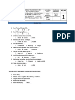 Soal Agama Islam Kelas 1